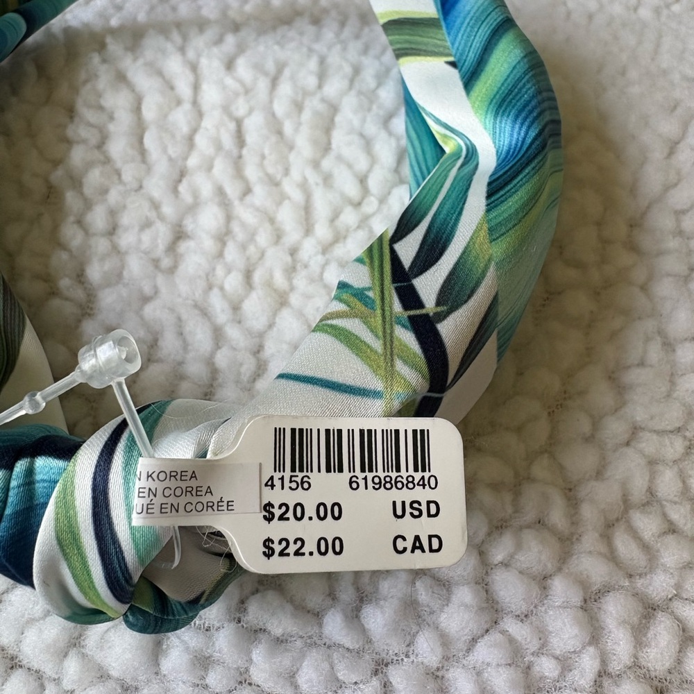 Anthropologie Tropical Print Headband - Picture 7 of 8